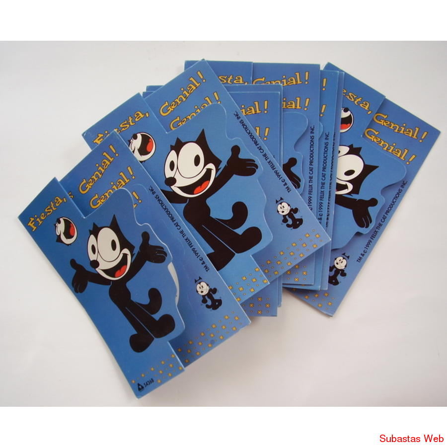 Felix the Cat Greeting Cards Set Spanish