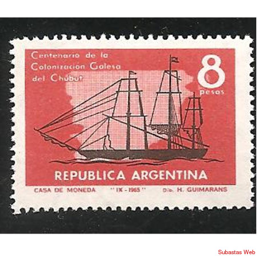 ARGENTINA 1965(719) COLONIZACION GALESA EN CHUBUT MINT