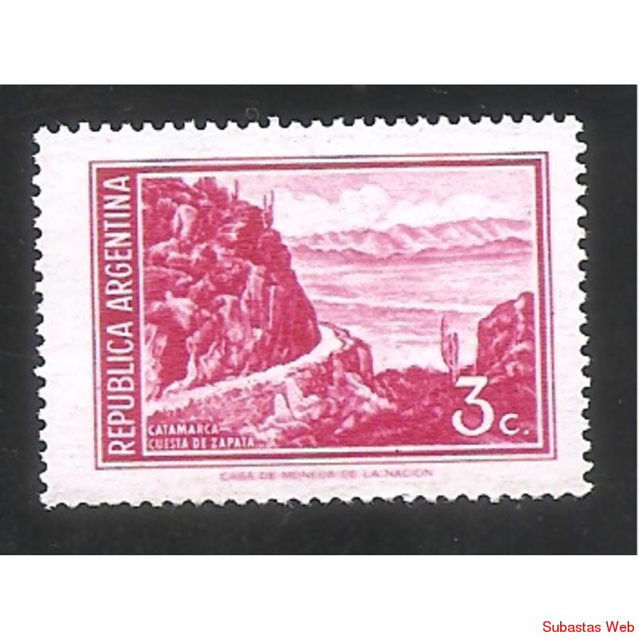 ARGENTINA 1971(884) PROCERES Y RIQUEZAS CUESTA DEL ZAPATA MI