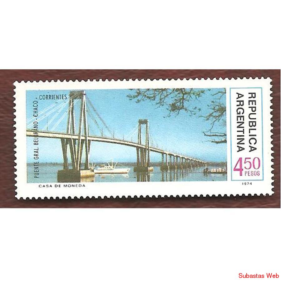 ARGENTINA 1974(984) OBRAS DE INFRAESTRUCTURA MINT