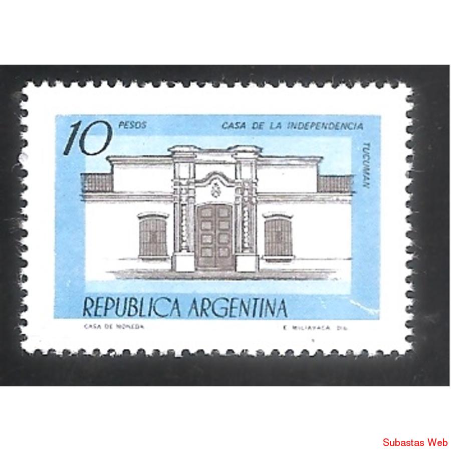 ARGENTINA 1978(1108) CORREO ORDINARIO CASA DE TUCUMAN MINT