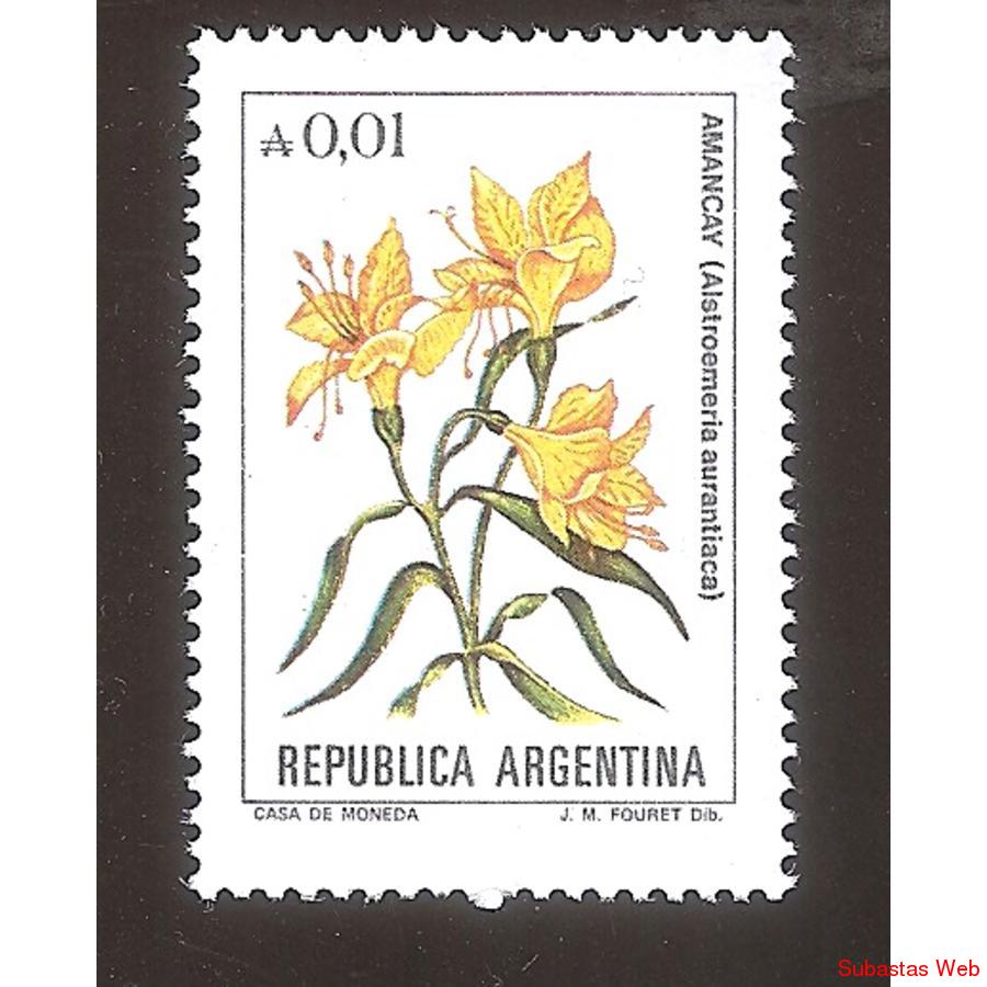 ARGENTINA 1985(1525) FLORES; AMANCAY  MINT