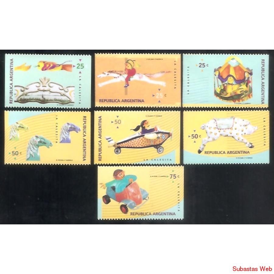 ARGENTINA 1996(2082-88) SERIE LA CALESITA