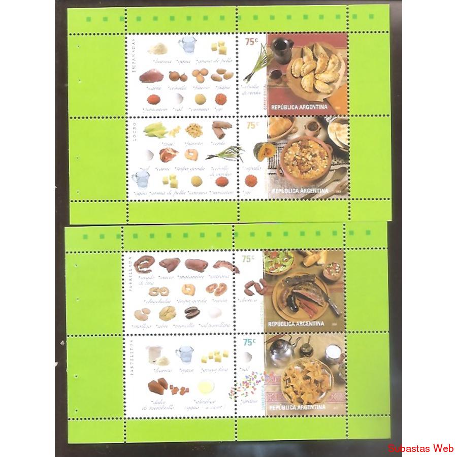 ARGENTINA 2003(2569-72) SERIE COMIDAS TIPICAS