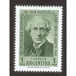 ARGENYINA 1960(624) 150ANIV DE ALBERDI MINT