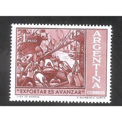 ARGENTINA 1961(634GZ18) EXPORTAR ES AVANZAR VARIEDAD GZ18
