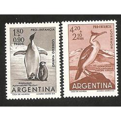 ARGENTINA 1961(635) PRO INFANCIA SERIE COMPLETA