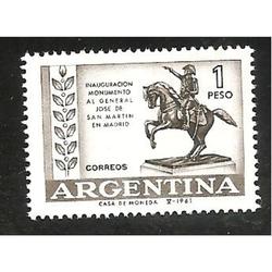 ARGENTINA 1961(644) MONUMENTO A SAN MARTIN EN MADRID