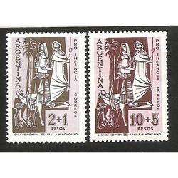 ARGENTINA 1961(653-54) PRO INFANCIA