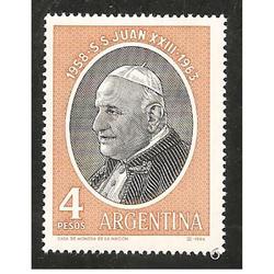ARGENTINA 1964(688) PAPA JUAN XXIII  MINT