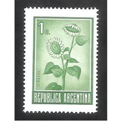 ARGENTINA 1972(911A) PROCERES Y RIQUEZAS GIRASOL FILI CASA D