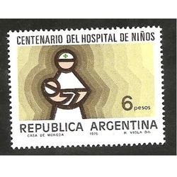 ARGENTINA 1975(1033) CENTENARIO DEL HOSPITAL DE NIÑOS MINT
