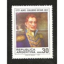 ARGENTINA 1977(1103) ALMIRANTE BROWN MINT