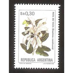 ARGENTINA 1983(1411a) FLORES: PATA DE VACA FLUORESCENTE MINT