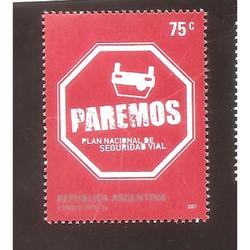 ARGENTINA 2007(2879) SEGURIDAD VIAL