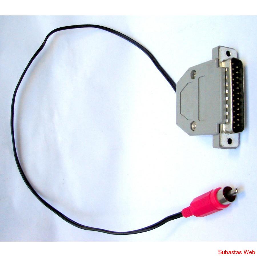 cable db25 paralelo macho/rca macho 0,50mts. nuevos
