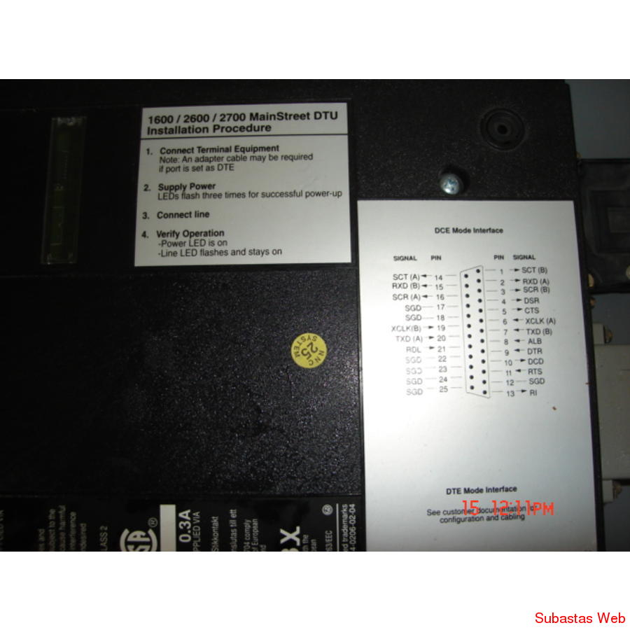 Modem Mainstreet Newbridge 2612 DTU Externo para Redes.
