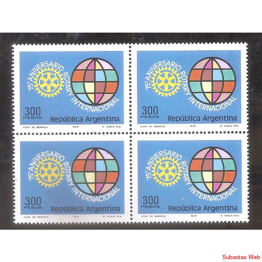 ARGENTINA 1979CUADRITO MT1207  ROTARY INTERNACIONAL