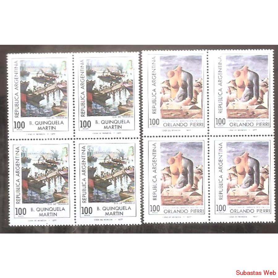 ARGENTINA 1978 CUSDRITOS MT1116-17  PLASTICA ARGENTINA