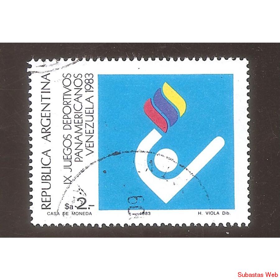 ARGENTINA 1983 (MT1429) IX JUEGOS PANAMERICANOS  USADA