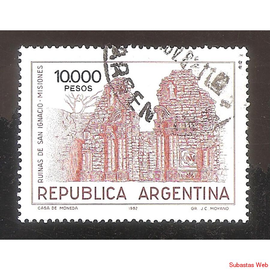 ARGENTINA 1982 (MT1362) PROVINCIA DE MISIONES  USADA