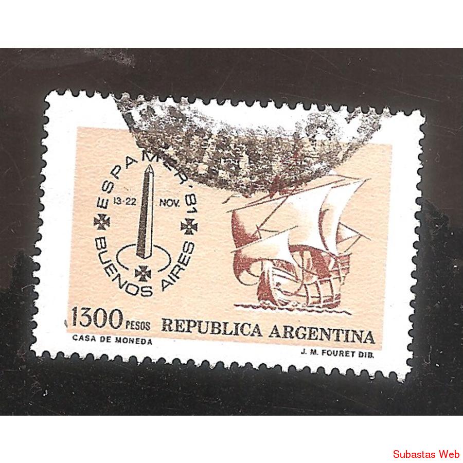 ARGENTINA 1981 (MT1310) CORREO ORDINARIO ESPAMER 81 USADA