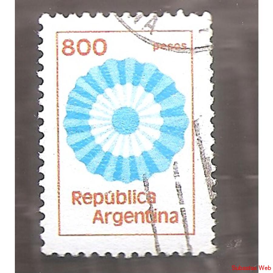 ARGENTINA 1980 (MT1281) ESCARAPELANACIONAL DE $800   USADA