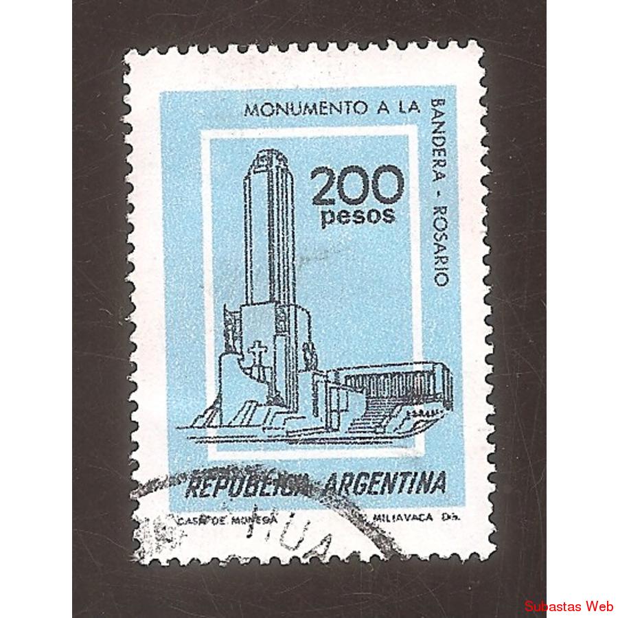 ARGENTINA 1979 (MT1168) MONUMENTO BANDERA MATE FOSTO,  USADA