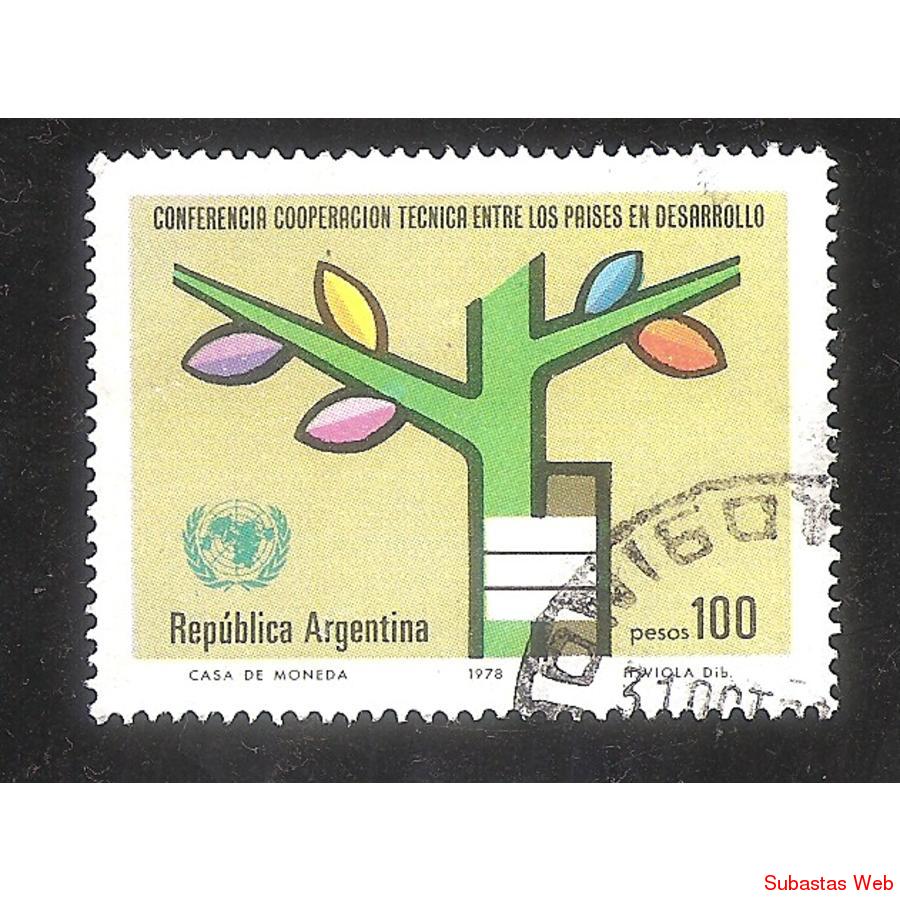 ARGENTINA 1978 (MT1139)  COOPERACION TECNICA,  USADA