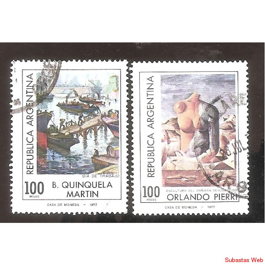 ARGENTINA 1978 (MT1116-17) PLASTICA ARGENTINA:  USADAS