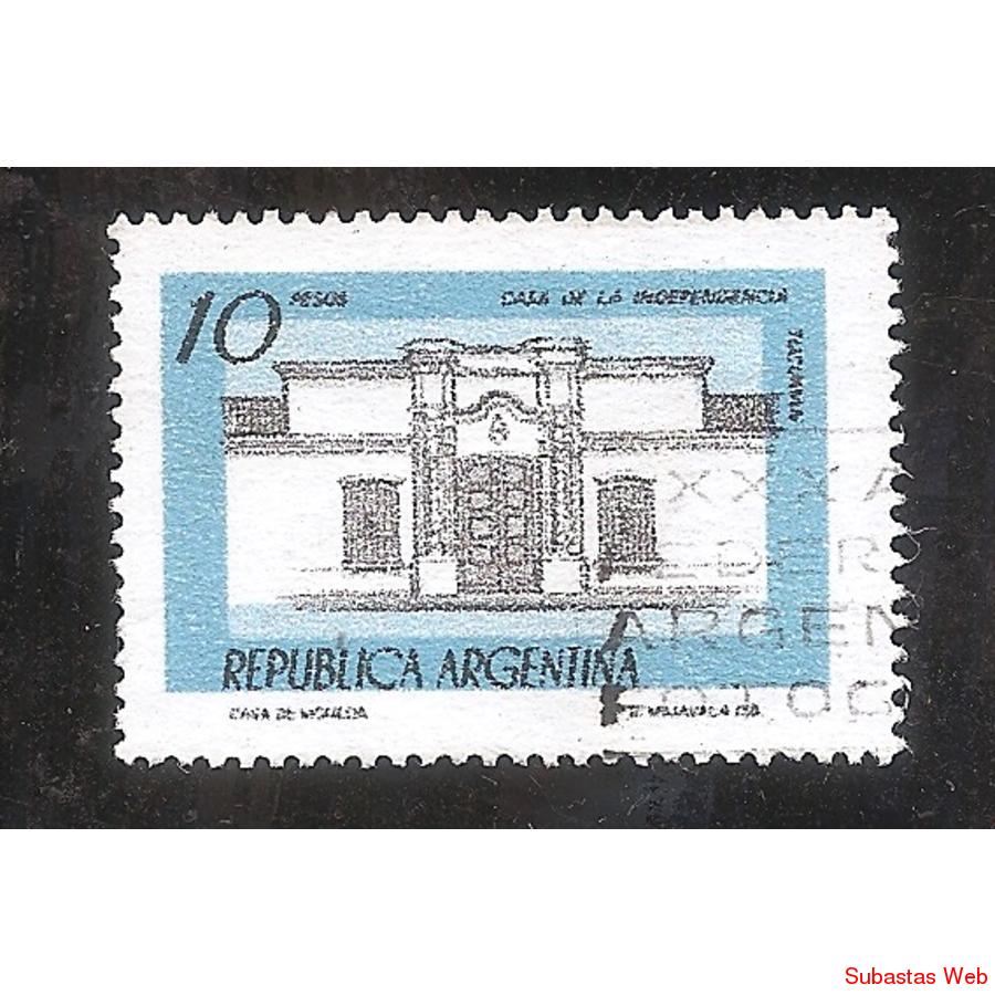 ARGENTINA 1978 (1108c) CASA TUCUMAN PIE LETRA GRANDE MATE US