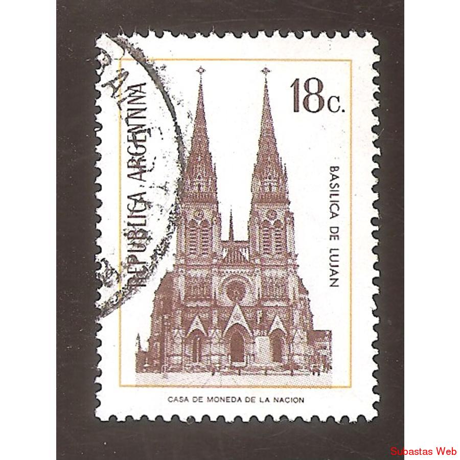 ARGENTINA 1973 (MT958) BASILICA DE LUJAN DE $0,18  USADA