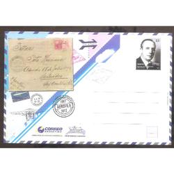 ARGENTINA 2012 ENTERO 232 SOCIEDAD DE AEROFILATELIA