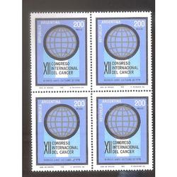 ARGENTINA 1978 CUADRITO MT1142  XII CONGRESO DEL CANCER