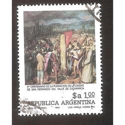 ARGENTINA 1983 (MT1420) FUNDACION DE CATAMARCA  USADA