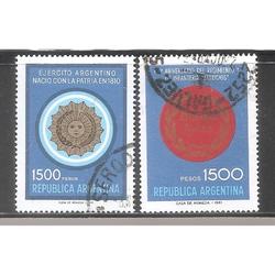 ARGENTINA 1981 (MT1313-14) REFIMIENTO I PATRICIOS USADAS