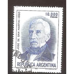 ARGENTINA 1981 (MT1289) SAN MARTIN DE $10000  USADA
