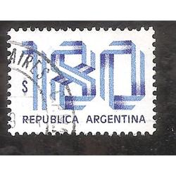 ARGENTINA 1978 (MT1148) CINTAS CIFRAS DE $180,  USADA