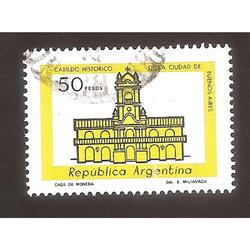ARGENTINA  1978 (MT1147a) CABILDO TIZADO FLUO,  USADA
