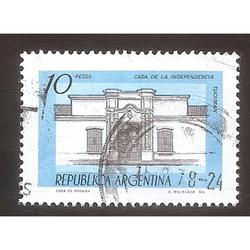 ARGENTINA 1978 (MT1108) CASA TUCUMAN LETRA CHICA TIZADO, USA