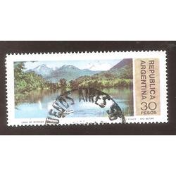 ARGENTINA 1977 (MT1100) PROVINCIA COMAHUE  SELLO 2  USADA