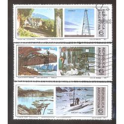 ARGENTINA 1975 (MT1035-37) PROVINCIAS ARGENTINAS II,  USADA