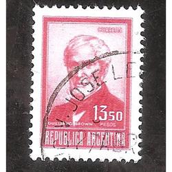 ARGENTINA 1975 (MT1023) PROCERES: BROWN $13,50  USADA