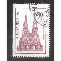ARGENTINA 1975 (MT1003) BASILICA DE LUUJAN  TIZADO,  USADA