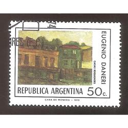 ARGENTINA 1973 (MT962)  PINTURA ARGENTINA,  USADA