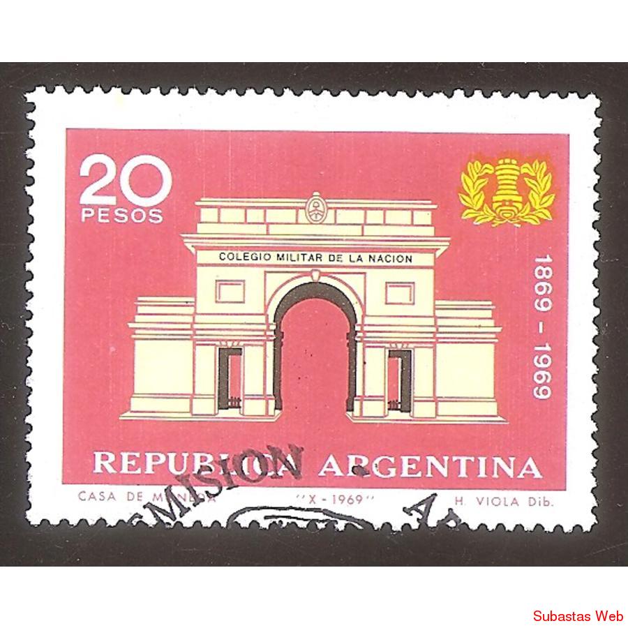 ARGENTINA 1969 (MT848) COLEGIO MILITAR DE LA NACION,  USADA