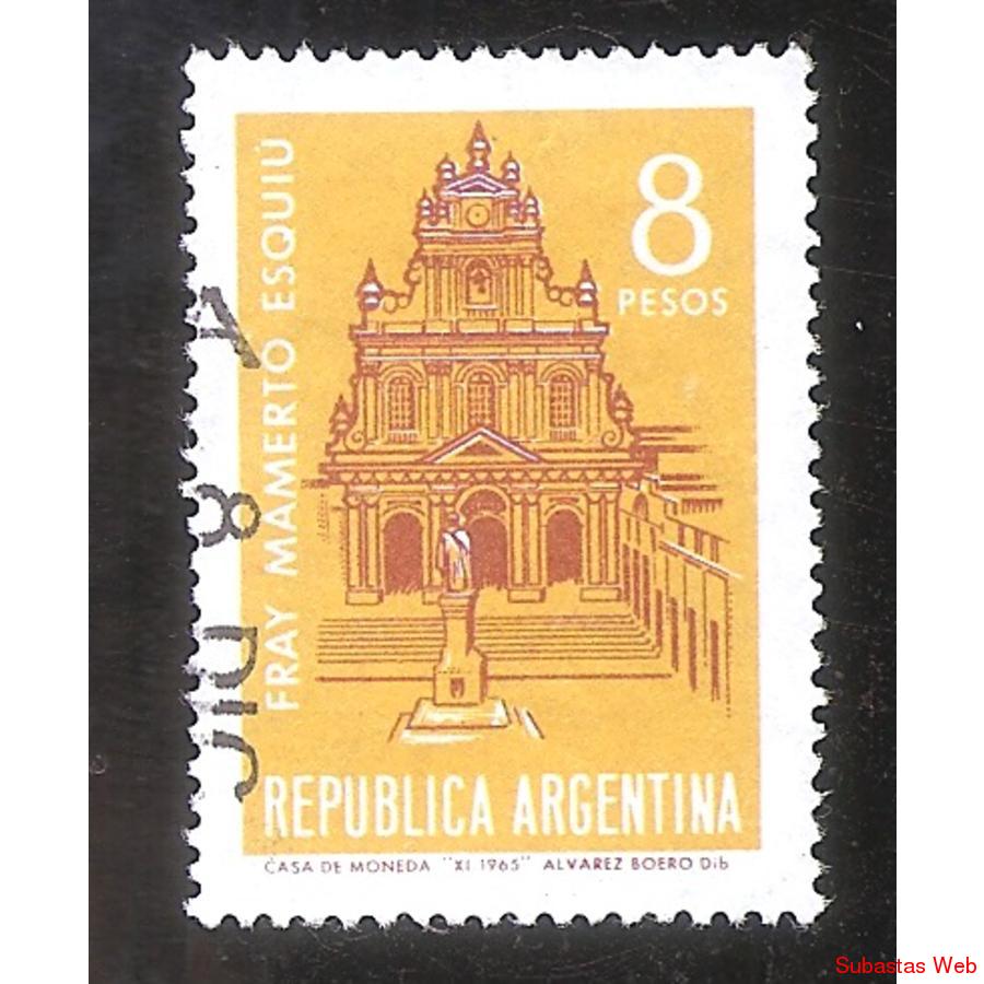 ARGENTINA 1965 (MT724) FRAY MAMERTO ESQUIU,  USADA