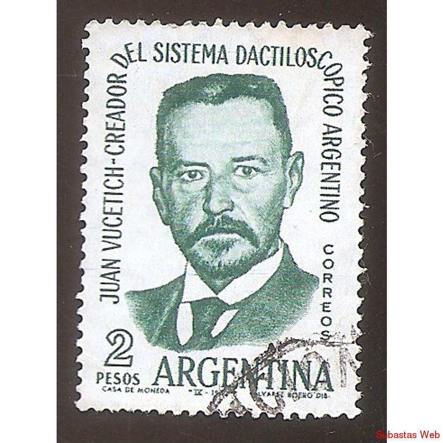 ARGENTINA 1962 (MT661) JUAN VUCETICH,  USADA