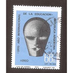 ARGENTINA 1970 (MT132 Aerea) AÑO INTERNACIONAL DE LA EDUCACI