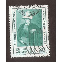 ARGENTINA 1968 (MT805) PINTORES ARGENTINOS  USADA